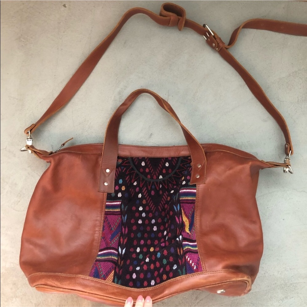 Nena & co real leather duffle